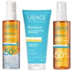Uriage - Set Uriage Bariésun cu protectie solara SPF 50+ si ingrijire dupa plaja - Apa solara 200 ml, Ulei uscat 200 ml, Balsam Reparator 150 ml