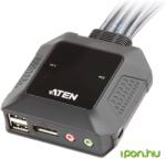 ATEN CS22DP-AT 2-Port USB DisplayPort Cable KVM Switch (CS22DP-AT)