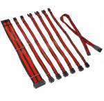 Kolink Core Pro fonott kábelhosszabbító kit 12V-2x6 Type 1 fekete-piros (COREPRO-EK-12VT1-BRD)