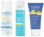 Uriage - Set Uriage Bariesun Protectie solara SPF 50+/100 pentru adulti si bebelusi - Fluid SPF 50+ 200 ml, Crema minerala bebelusi 50 ml, Spray dupa soare 150 ml