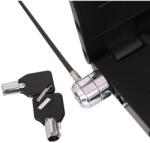 LINDY Notebook Security Cable Barrel Key Lock fekete (20945)