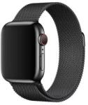 Apple 38 / 40 mm-es milánói stílusú fém pótszíj fekete (MTU12ZM/A)