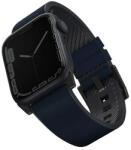UNIQ Straden vízálló bőr Apple Watch szíj 49/45/44/42MM kék (UNIQ 45MM STRABLU)