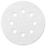 Fortis - Disc abraziv velcro alb 125mm, K80, 8 gauri, 6 bucati [4317784781343] (4317784781343) - bricolaj-mag