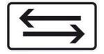  Indicator sens dublu, 330x600x2mm, calitate RA1 [4251783600147] (4251783600147)