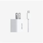 Hikvision HIKSEMI Telefon töltő (1db USB-C, 1db USB-A + USB-C kábel, US plug) 33W (HS-HUB-GAN33(STD)/1C1A/33W/WHITE) (HS-HUB-GAN33(STD)/1C1A/33W/WHITE)