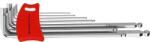 PB Swiss Tools Set chei hexagonale in L cu cap sferic PB Swiss Tools PB212 DH, 1.5-10mm, 9 piese (PB212.LDH-10) - bricolaj-mag Cheie imbus