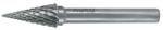RUKO - Freza cu carbura tungsten conica 10mm [116037] (116037) - bricolaj-mag