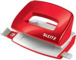 Leitz Lyukasztó kétlyukú 10 lap fém mini Nexxt Wow piros (50601026)