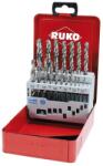 RUKO Set burghie pentru metal Ruko HSS, cilindrica, tais stanga, 1-10mm, 19 bucati (214214LI) - bricolaj-mag Burghiu