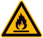  Indicator de avertizare folie SL 100mm, substante inflamabile [4044589020802] (4044589020802)