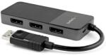 StarTech DisplayPort 1.3 Elosztó Fekete 2m MST14DP123DP (MST14DP123DP)
