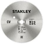 STANLEY Panza fierastrau circular Stanley, CV, 140x12.7mm, 100 dinti (STA10080-XJ) - bricolaj-mag