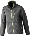 Fortis Jacheta Fortis CARDIGAN, gri inchis/verde lime, mas. 3XL (4317784745659)