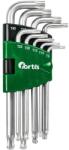 Fortis Set chei torx in L cu cap sferic Fortis, TX9-TX45, 9 piese (4317784730020) - bricolaj-mag Cheie imbus