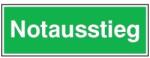  Indicator iesire de urgenta din aluminiu 300x105mm, fotoluminiscent [4044589054357] (4044589054357)