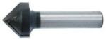 Fortis - Freza de canal in V, HW 9.5x12.7x44.5mm, coada 8mm [4317784774802] (4317784774802) - bricolaj-mag