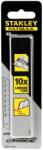 STANLEY - Set 10 Lame segmentate FatMax cu carbura tungsten, 18mm [STHT2-11818] (STHT2-11818)