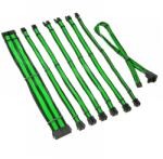 Kolink Core Pro fonott kábelhosszabbító kit 12V-2x6 Type 2 fekete-zöld (COREPRO-EK-12VT2-GRN)