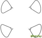 DJI Phantom 4 Part 124 Propeller Guard (Obsidian) (MW30928)