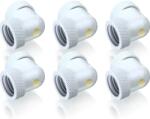 RAIJINTEK PELIAS D160906 90 fokos csatlakozó adapter 6 darabos szett fehér (0R40B00248)