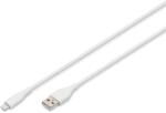 ASSMANN USB Lightning Töltő/adat Fehér 1m AK-600108-010-W (AK-600108-010-W)