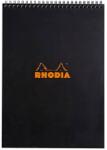 Rhodia Caiet Rhodia 80 file A4 Negru (CAI313Matematica)