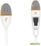 XtremeMac USB Lightning és Micro USB Töltő/adatkábel Fehér 1.1m XCL-UNC-13 (XCL-UNC-13)