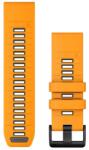 Garmin Óraszíj 26 mm narancs/grafit szilikon (QuickFit) (010-13393-01)