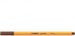 STABILO Rostirón, tűfilc 0, 4mm, Point 88 barna (88/45) (88/45)