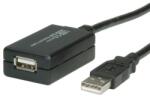 Valueline USB Hosszabbító Fekete 10m 12.99. 1110 (12.99.1110)