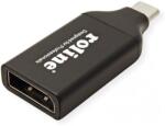 Roline USB 3.1 Type C DisplayPort 1.2/1.2a Átalakító Fekete 3cm 12.03. 3227 (12.03.3227)