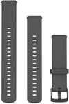 Garmin Venu 3 óraszíj 18mm szürke szilikon (Quick Release) (010-13256-00)