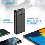 VEGER Power Bank 30000mAh 20W fekete (VP3008PD)