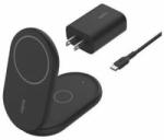 Belkin Boost Charge 2in1 Mágneses vezeték nélküli töltőállvány Qi2 15W fekete (WIZ028VFBK)