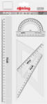 rOtring Vonalzó készlet, műanyag, ROTRING, víztiszta (R221370) (221370)