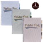Miquelrius Project Book Haze A4 PP 200 oldal vonalas spirálfüzet 3db (A15557081)