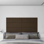 vidaXL Panouri de perete 12 buc. maro 90x30 cm piele ecologică 3, 24 m2 (344008)