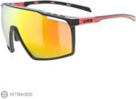 uvex MTN Perform szemüveg, black red/mirror red