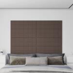 vidaXL Panouri de perete 12 buc. gri taupe 90x30 cm textil 3, 24 m2 (344121)
