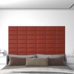 vidaXL Panouri de perete 12 buc. roșu vin 30x15 cm piele eco 0, 54 m2 (343776)
