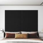 vidaXL Panouri de perete 12 buc. negru 90x30 cm textil 3, 24 m2 (343908)