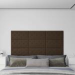 vidaXL Panouri perete 12 buc. maro, 60x30 cm piele ecologică 2, 16 m2 (343994)