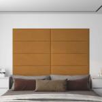 vidaXL Panouri de perete 12 buc. maro 90x30 cm catifea 3, 24 m2 (343926)