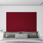 vidaXL Panouri de perete 12 buc. roșu vin 90x30 cm catifea 3, 24 m2 (344130)