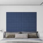 vidaXL Panouri de perete 12 buc. albastru 90x30 cm textil 3, 24 m2 (344124)