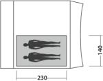 Easy Camp Cort interior Wimberly, 2 persoane, gri 120401 (441779) Cort