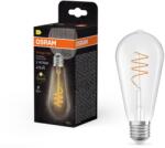 OSRAM LED izzó, átlátszó, E27, 3, 4 W, VINTAGE EDISON, meleg fehér