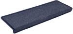 vidaXL 30 db szürke és kék lépcsőszőnyeg 65 x 21 x 4 cm 3365775 (3365775)