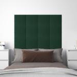 vidaXL Panouri de perete 12 buc. verde închis 30x30 cm textil 1, 08 m2 (344035)